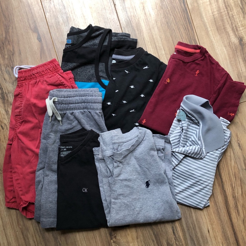 COPY - Lot of boys size 8 shorts and shirts